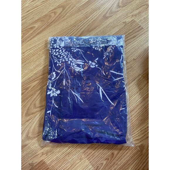 NWT Sawyer creek floral Border print Lounger Purple Size 1X - Picture 4 of 5